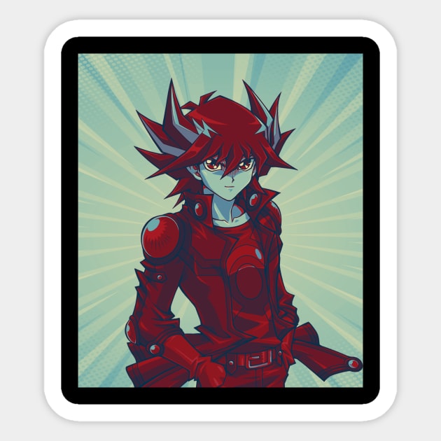 yusei fudo Sticker by DinoZard